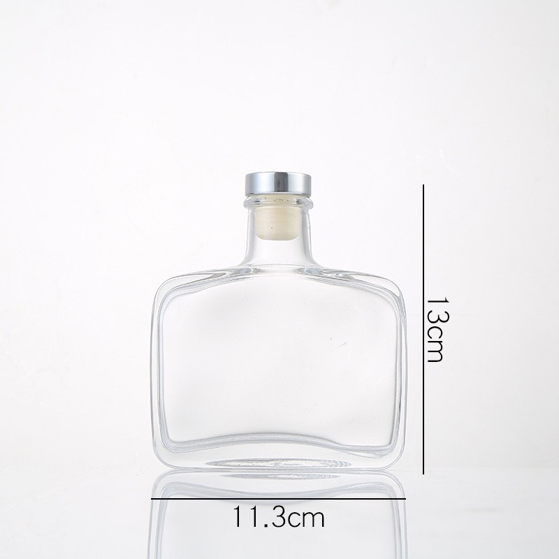 100200500ml Long-Neck Glass Aromatherapy Bottle - Essential Oil Dispenser with Stopper (2)