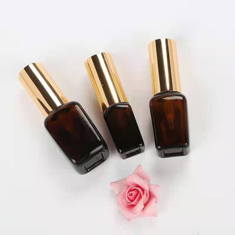 Amber Square Glass Bottles – Premium Storage for Essential Oils & Serums (3)
