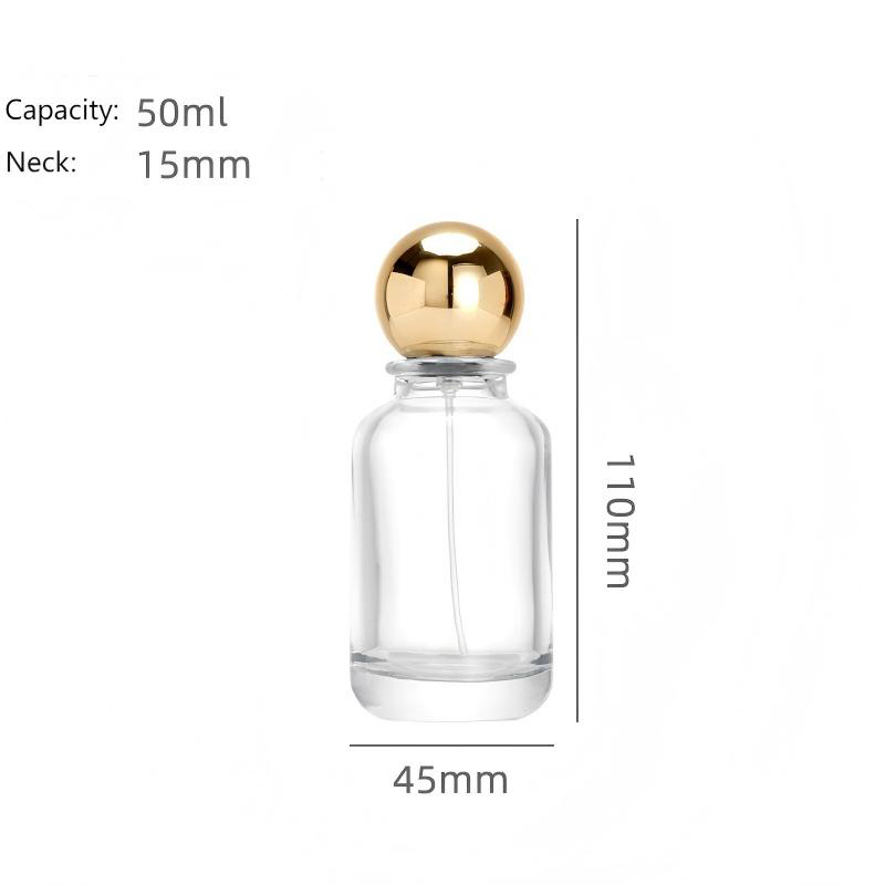 3050100ml Botol Semprot Parfum Silinder Dasar Kandel — Desain Elegan, Kualitas Premium, Ngaronjatkeun Seungit Anjeun (3)