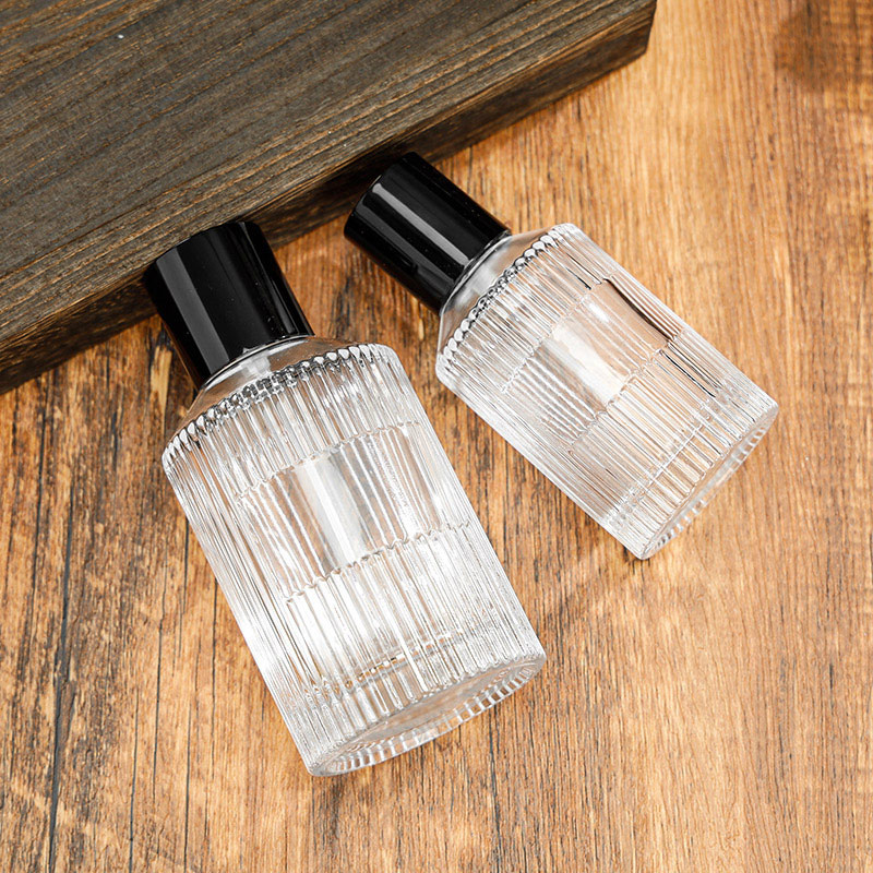 3050100ml Fesa Fasa Kwalba – Fassarar Gilashin Turare Atomizer (15mm Standard Crimp Neck) (1)