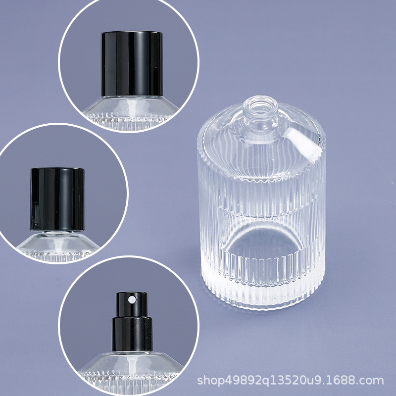 3050100ml Fesa Fasa Kwalba – Fassarar Gilashin Turare Atomizer (15mm Standard Crimp Neck) (3)