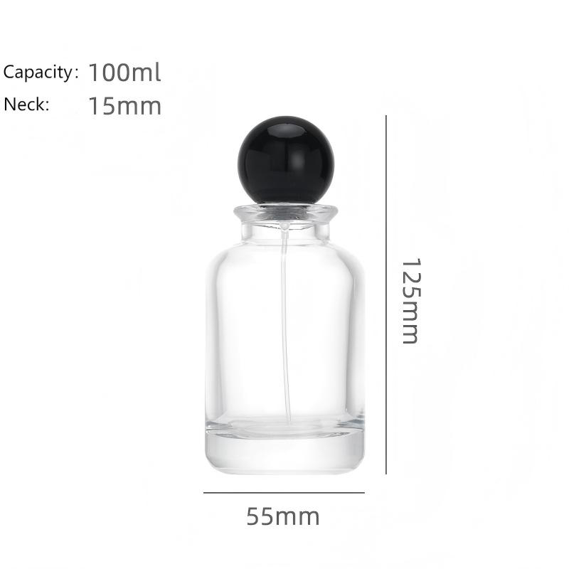 3050100ml Botol Semprot Parfum Silinder Dasar Kandel — Desain Elegan, Kualitas Premium, Ngaronjatkeun Seungit Anjeun (1)