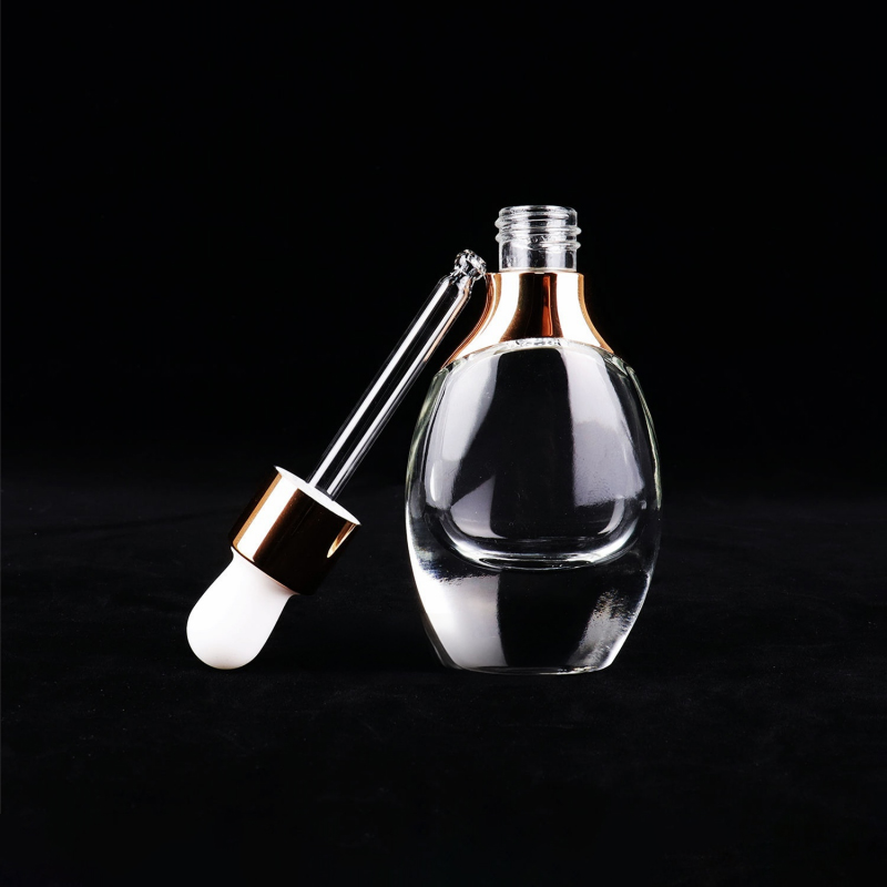 Fancy Essential Oil Face Care Glass Dropper Bottles (1)