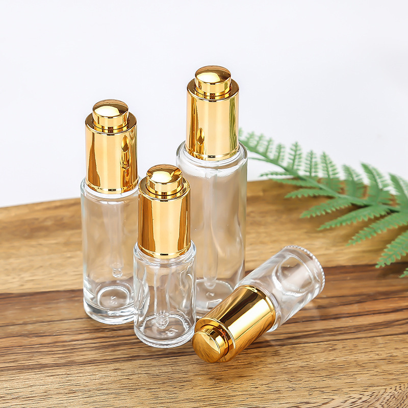 Premium Essential Oil Glass Bottles with Dropper & Silver Pump (20-100ml) (4)