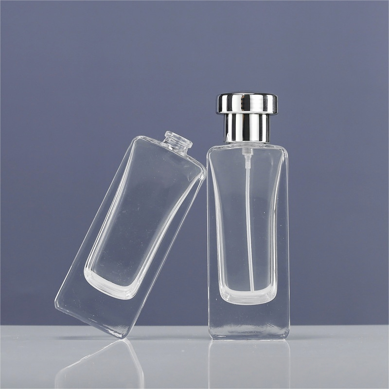 پریمیم اسکوائر پرفیوم سپرے بوتل 50 ملی لٹر خوبصورت ریفِل ایبل ایٹمائزر (2)